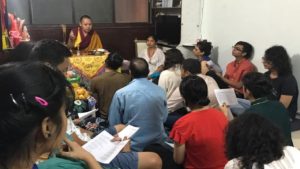 Teaching on different topics by Geshe Lobsang Tenzin la in Mumbai